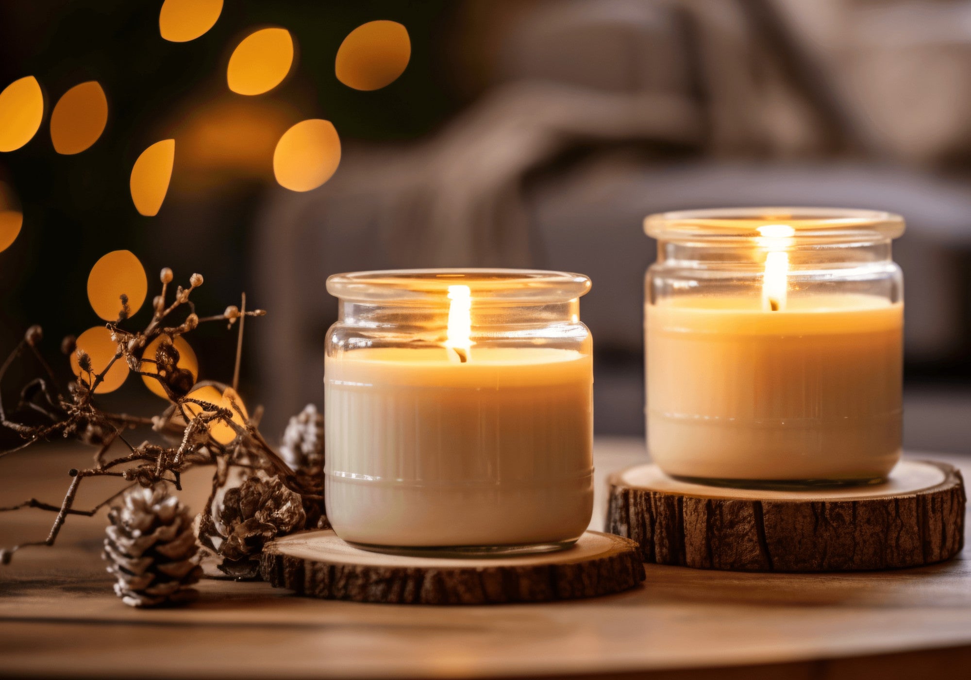 Handmade Christmas Candles - The Suffolk Crafter