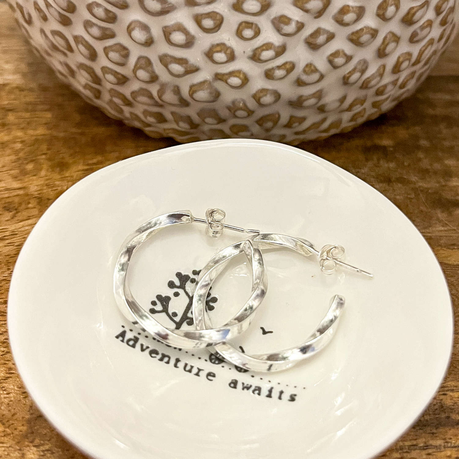 Handmade Womens Earrings Sterling Silver Polymer Clay