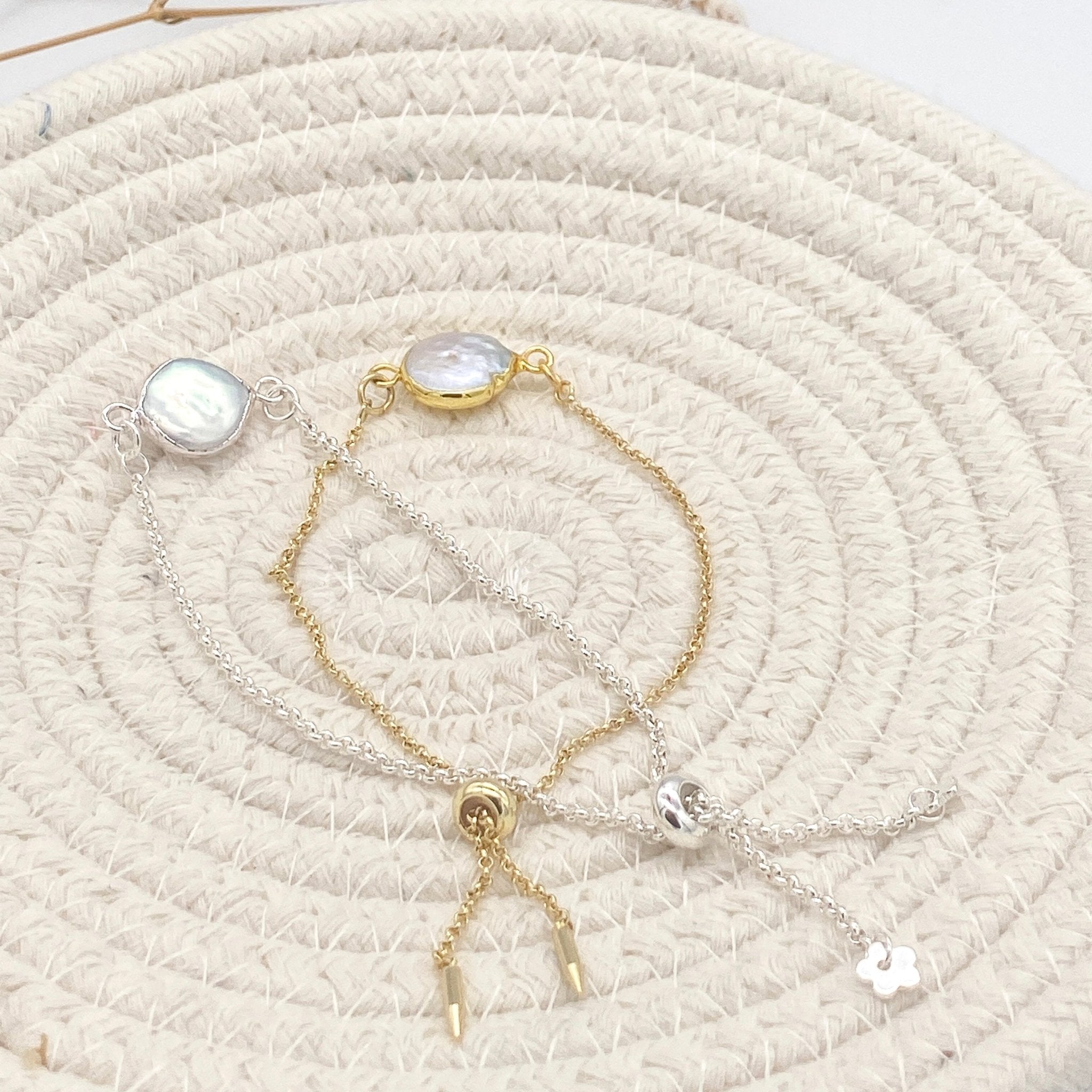 Delicate Gold Plated Pearl Bracelet - The Suffolk Crafter