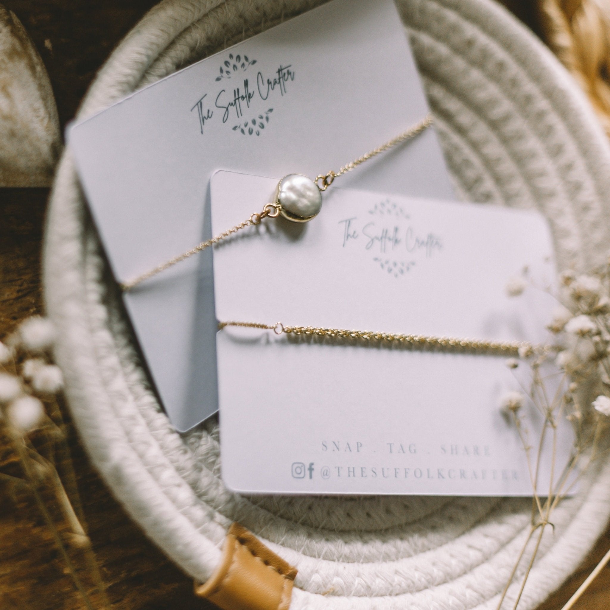 Golden Rope Detail Slim Bracelet - The Suffolk Crafter